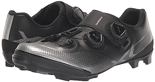 SHIMANO Men's Cycling XC7 (XC702) Shoes, Black, Size 49, 9.5