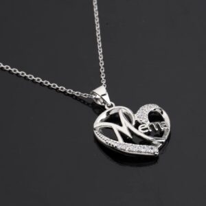 TIIMG Mema Necklace Grandma Gifts Best Mema Gifts Mothers Day Gift Gift for mema (MEMA ST necklace)