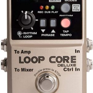 NUX Loop Core Deluxe Pedal Bundle with 2 Patch Cables, 2 Instrument Cables, 9V Power Supply and Daisy Chain