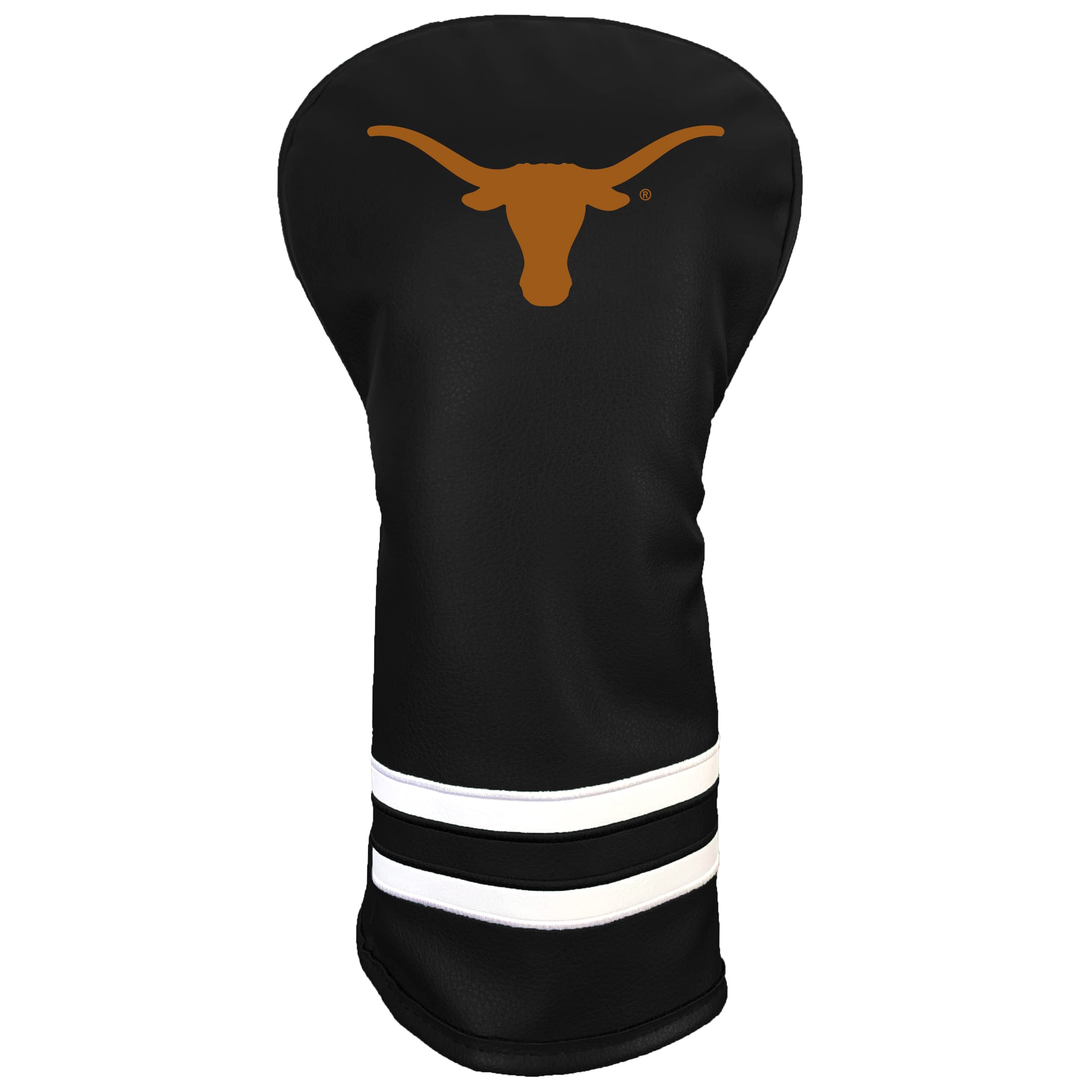 Team Golf NCAA Texas Vintage Driver Headcover - Printed Team Golf NCAA Vintage Driver Golf Club Headcover, Form Fitting Design, Retro Design with Fleece Lining for Extra Club Protection