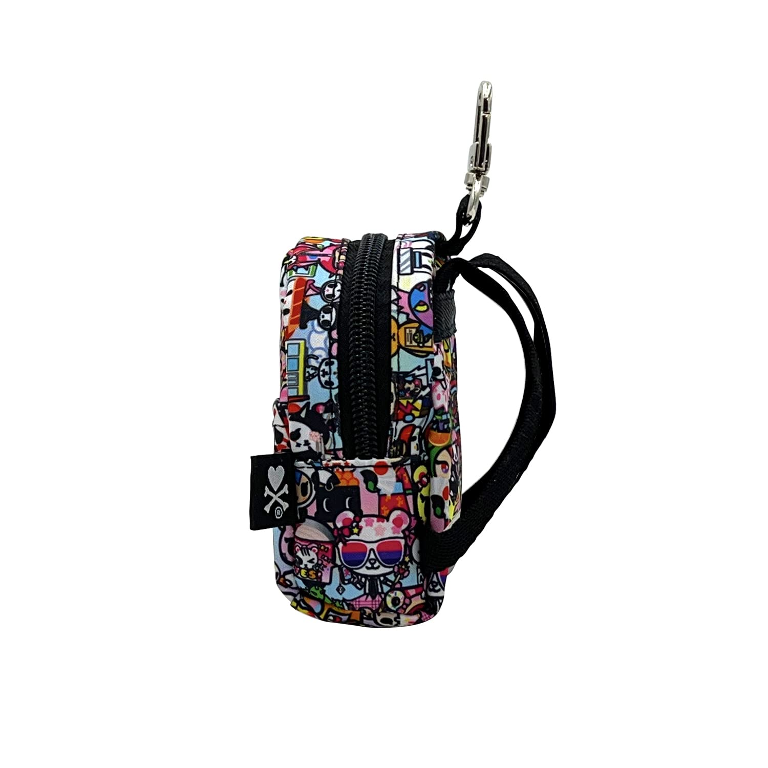 tokidoki Kawaii Micro Backpack Keyring, Black, Small