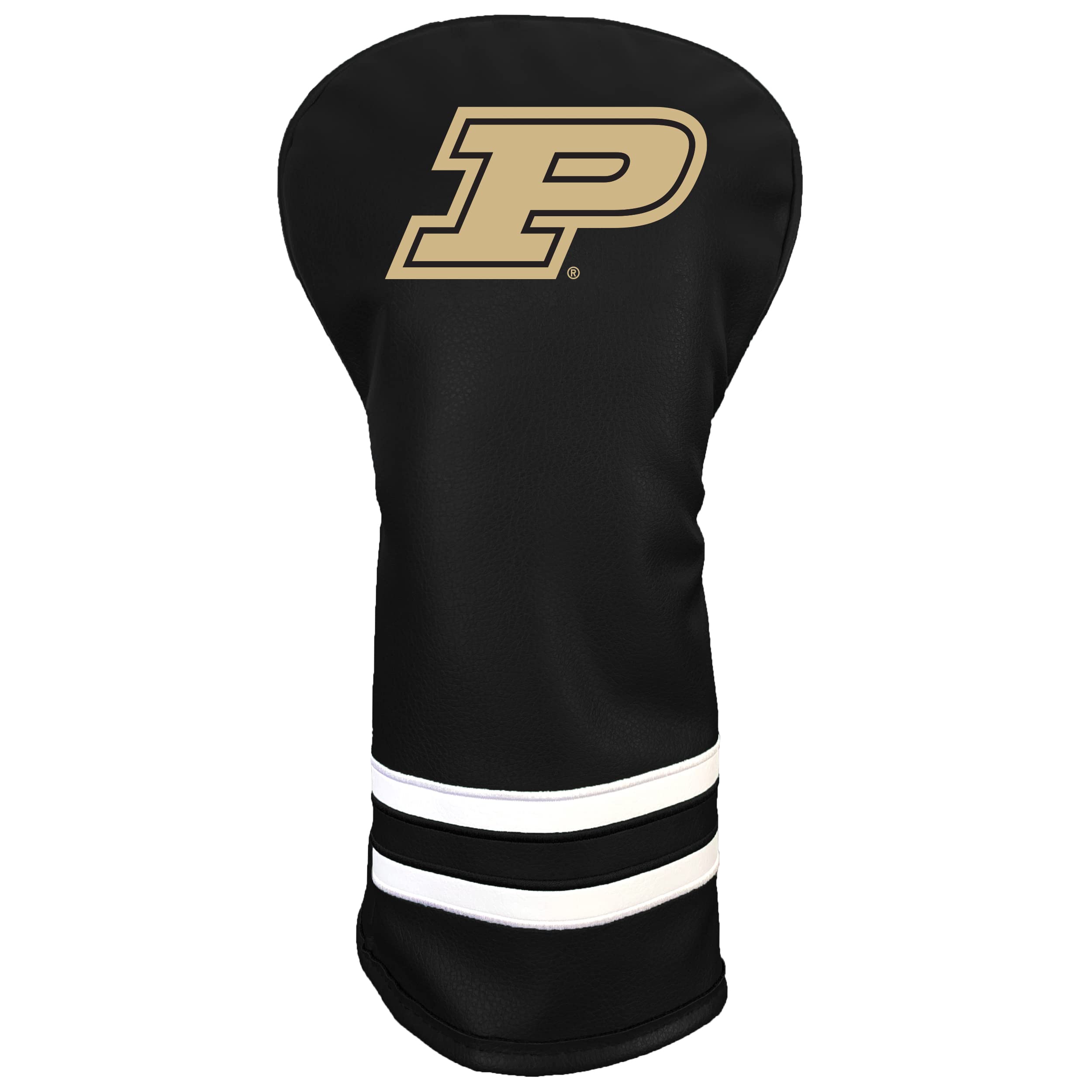 Team Golf NCAA Purdue Vintage Driver Headcover - Printed Team Golf NCAA Vintage Driver Golf Club Headcover, Form Fitting Design, Retro Design with Fleece Lining for Extra Club Protection