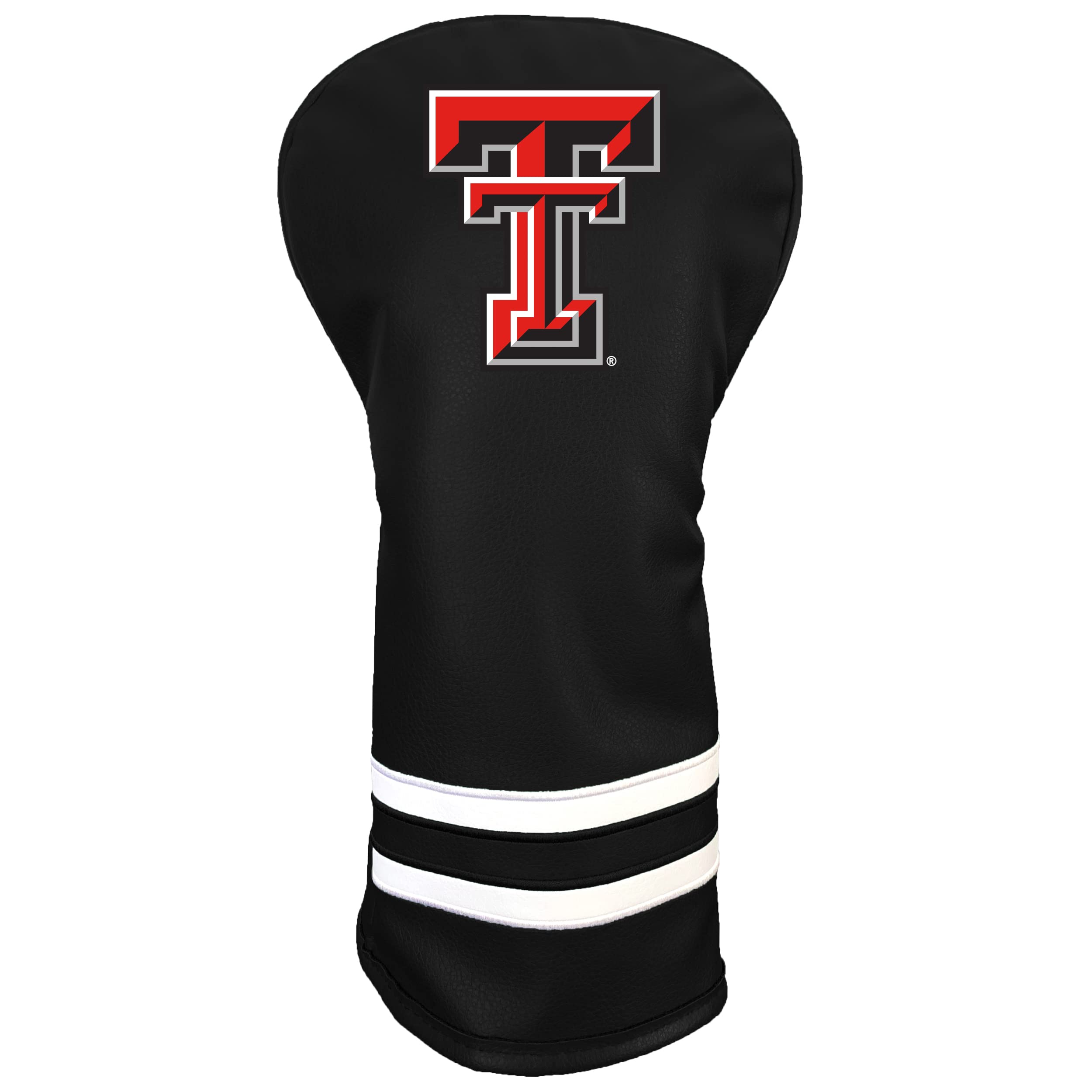 Team Golf NCAA Texas TECH Vintage Driver Headcover - Printed Team Golf NCAA Vintage Driver Golf Club Headcover, Form Fitting Design, Retro Design with Fleece Lining for Extra Club Protection