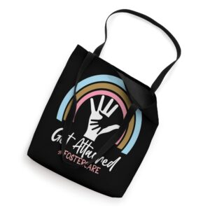 Get Attached Foster Care Biological Mom Dad Adoptive Tote Bag