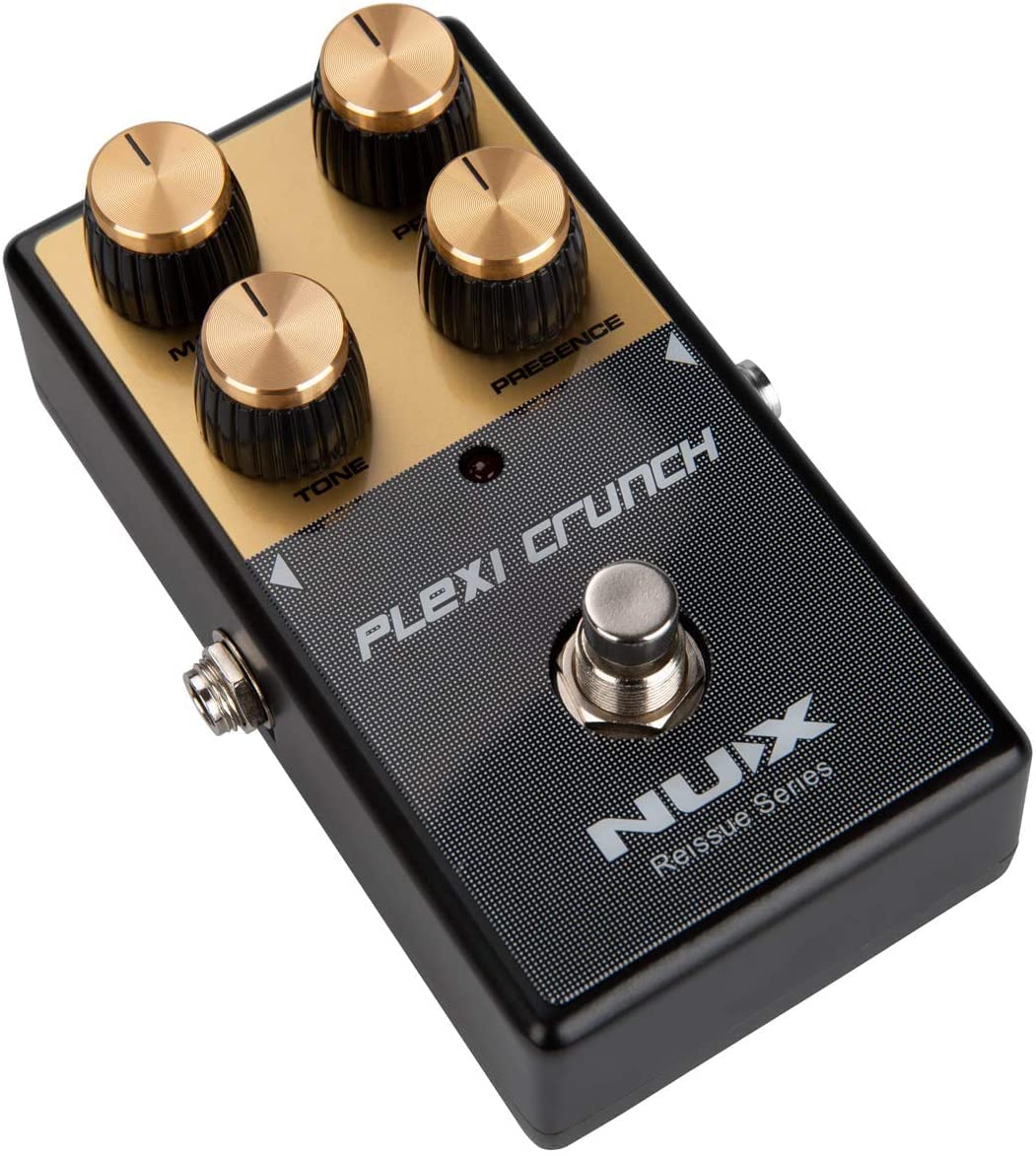 Briskdrop NUX Plexi Crunch Distortion Pedal Bundle with Power Supply Golden plexicrunch-psu 0