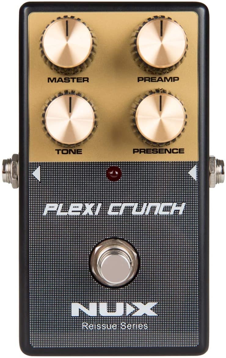 Briskdrop NUX Plexi Crunch Distortion Pedal Bundle with Power Supply Golden plexicrunch-psu 0