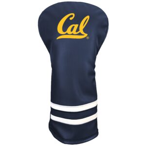 Team Golf NCAA Cal-Berkeley Vintage Driver Headcover - Printed Team Golf NCAA Vintage Driver Golf Club Headcover, Form Fitting Design, Retro Design with Fleece Lining for Extra Club Protection