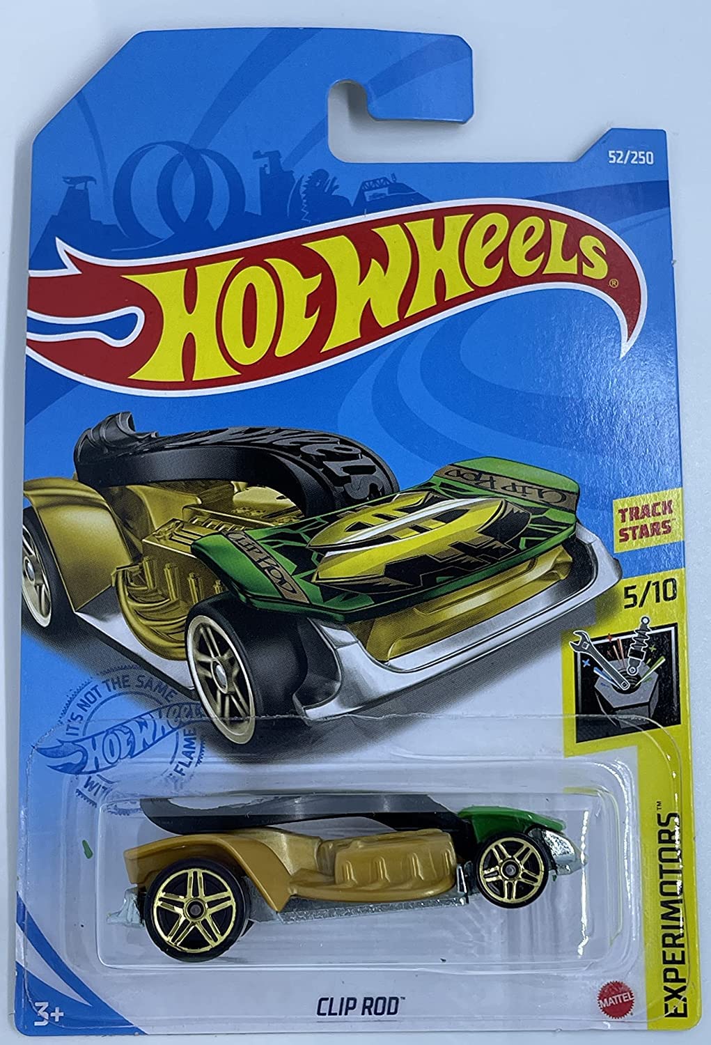 Hot Wheels - Clip Rod- Experimotors 5/10 [Green] 52/250