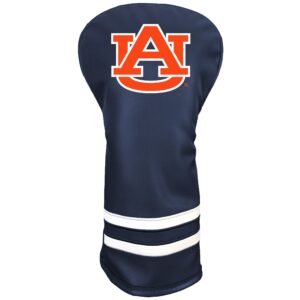 team golf ncaa auburn vintage driver headcover - printed team golf ncaa vintage driver golf club headcover, form fitting design, retro design with fleece lining for extra club protection