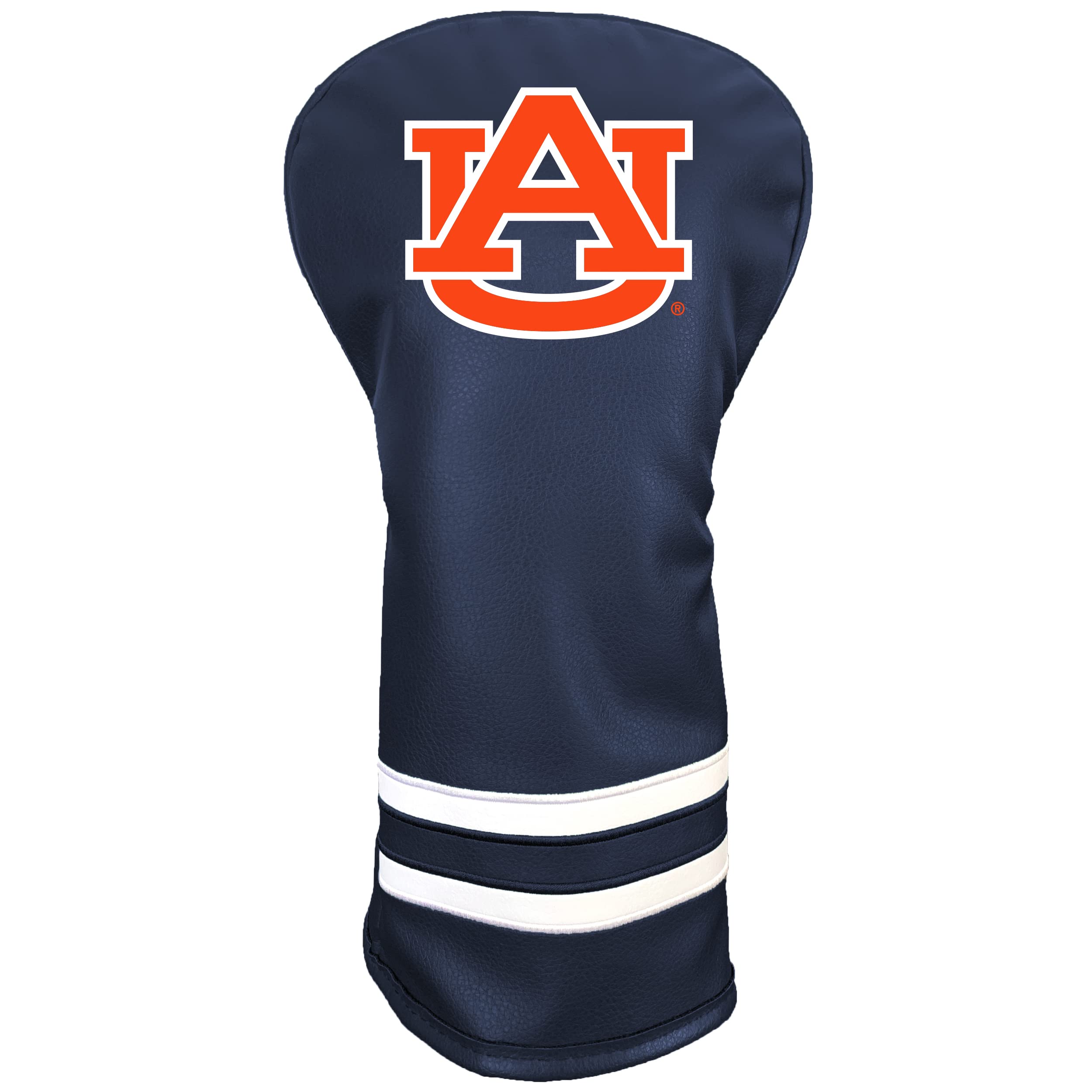 Team Golf NCAA Auburn Vintage Driver Headcover - Printed Team Golf NCAA Vintage Driver Golf Club Headcover, Form Fitting Design, Retro Design with Fleece Lining for Extra Club Protection