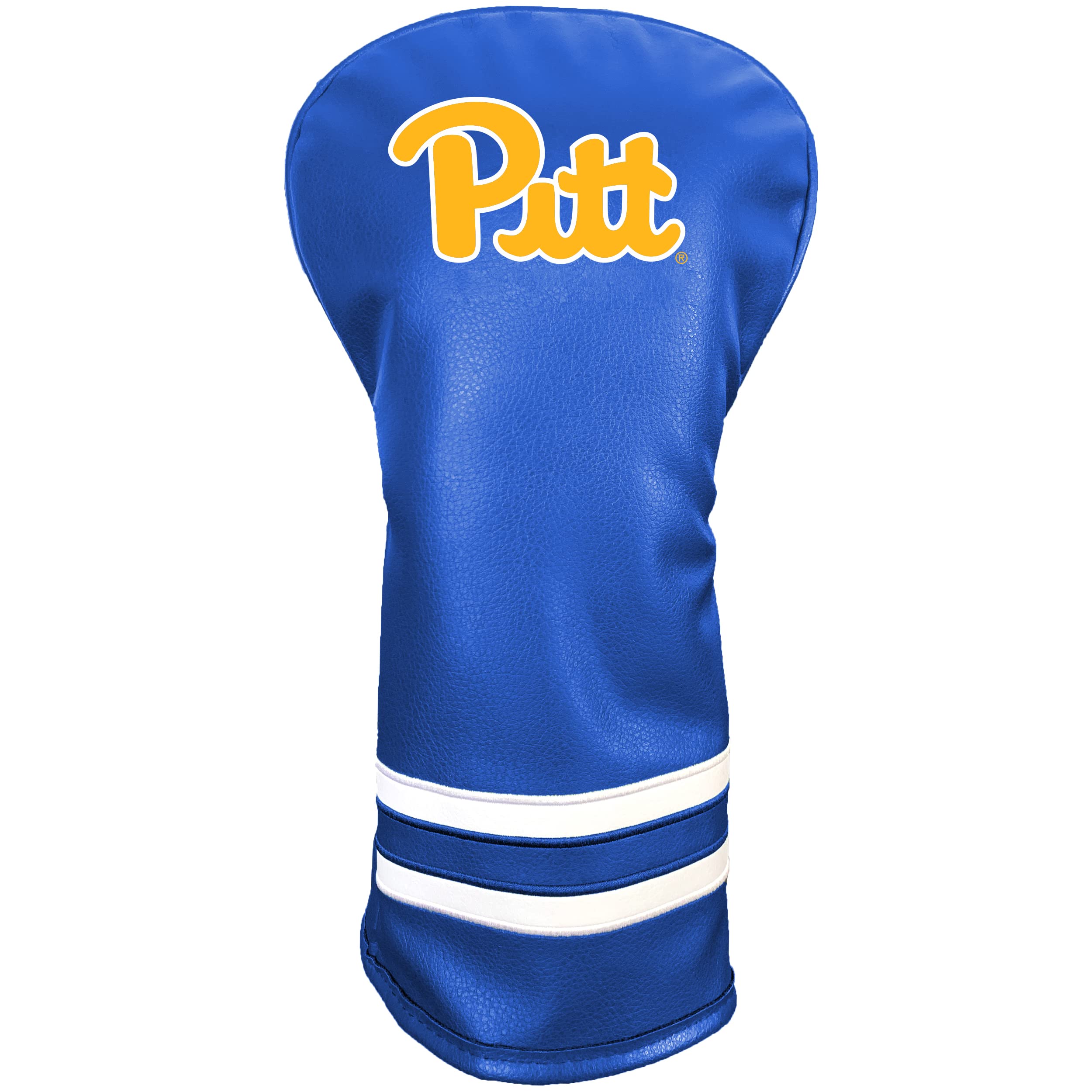 Team Golf NCAA Pittsburgh Vintage Driver Headcover - Printed Team Golf NCAA Vintage Driver Golf Club Headcover, Form Fitting Design, Retro Design with Fleece Lining for Extra Club Protection