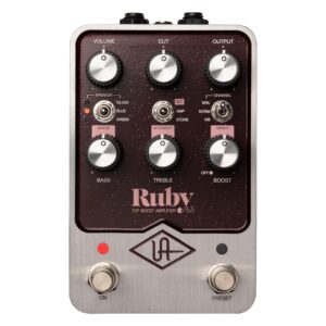 universal audio uafx ruby '63 top boost amplifier