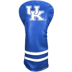 Team Golf NCAA Kentucky Vintage Driver Headcover - Printed Team Golf NCAA Vintage Driver Golf Club Headcover, Form Fitting Design, Retro Design with Fleece Lining for Extra Club Protection