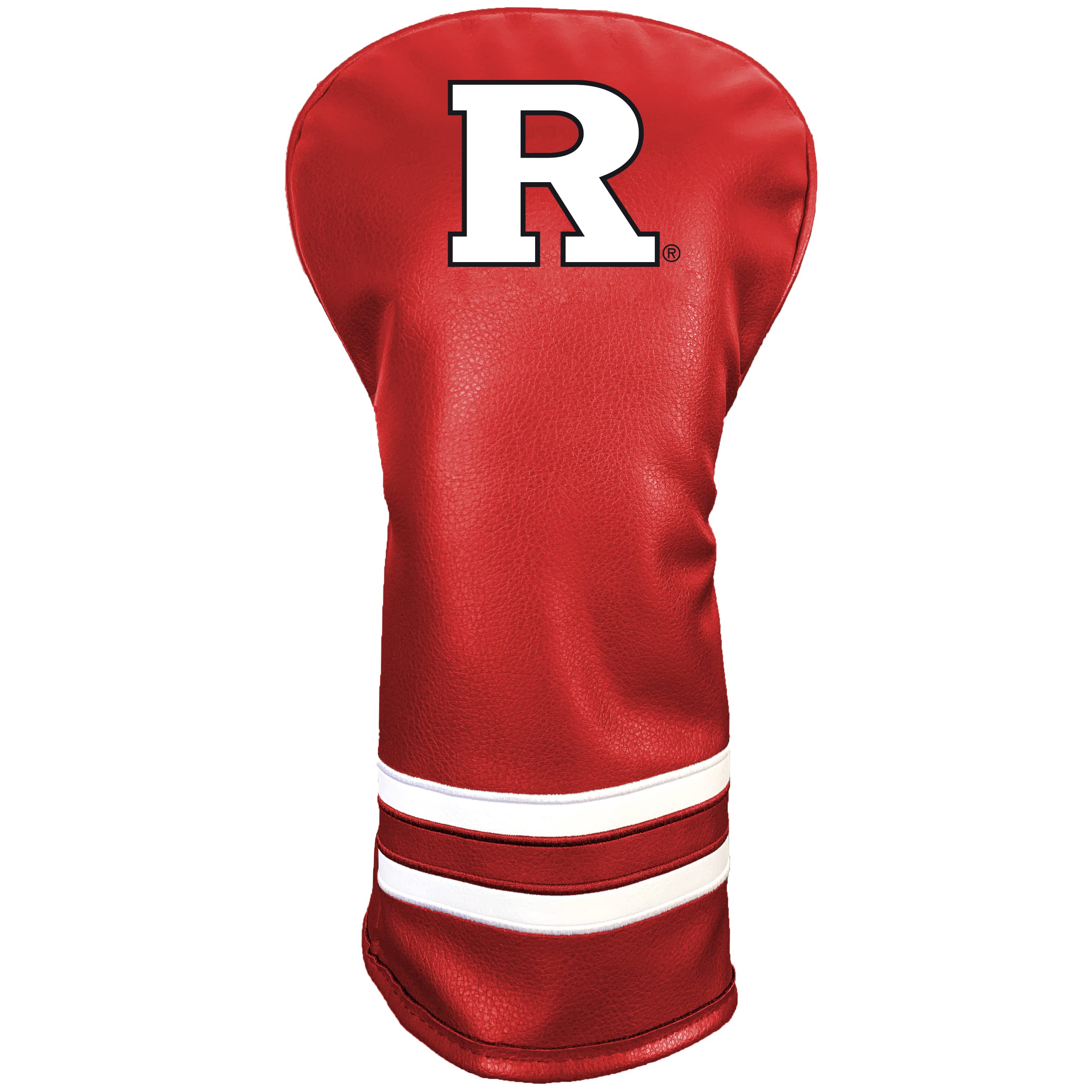 Team Golf NCAA Rutgers Vintage Driver Headcover - Printed Team Golf NCAA Vintage Driver Golf Club Headcover, Form Fitting Design, Retro Design with Fleece Lining for Extra Club Protection