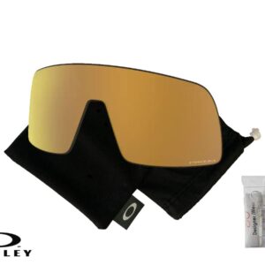 Oakley Original Sutro OO9406 Prizm 24K Iridium Replacement Lenses for Men for Women + BUNDLE Microfiber Cloth Bag