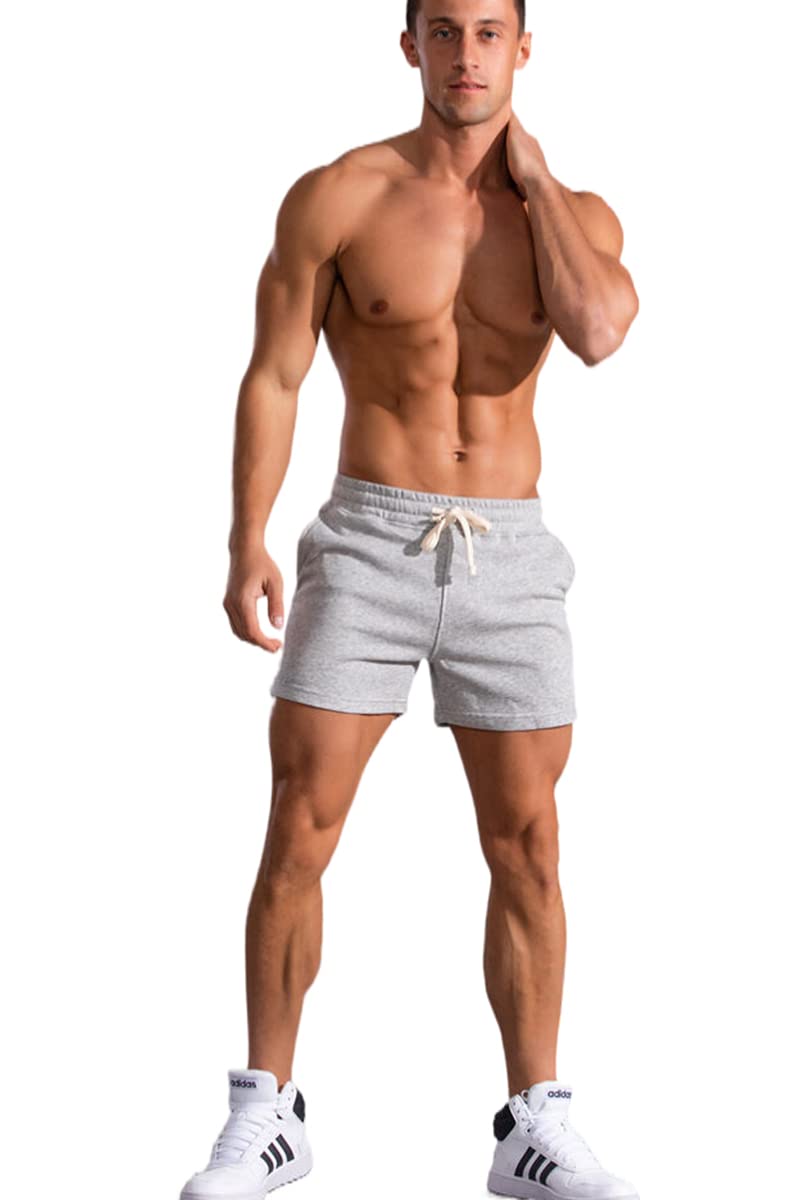 Men's 4" Extra Soft Gym Short Athletic Lounge Shorts