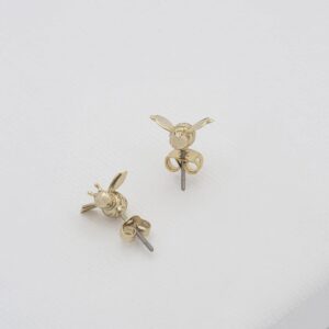 Ted Baker London Beelii Double Bee Stud Earrings for Women - Bumble Bee Jewelry Gifts (Gold Tone)