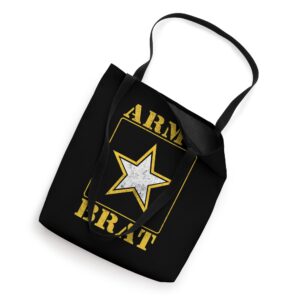 Military Themed Playful Patriotic United States Army Brat Tote Bag