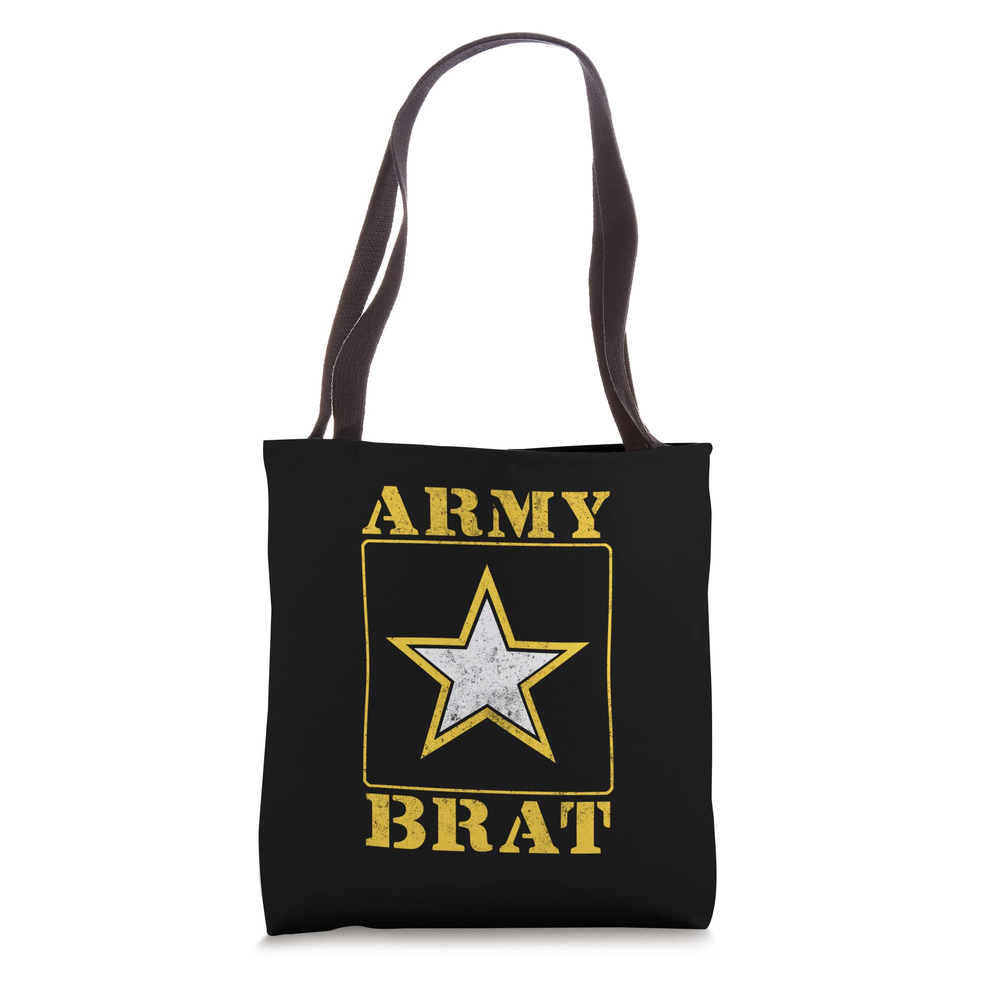 Military Themed Playful Patriotic United States Army Brat Tote Bag