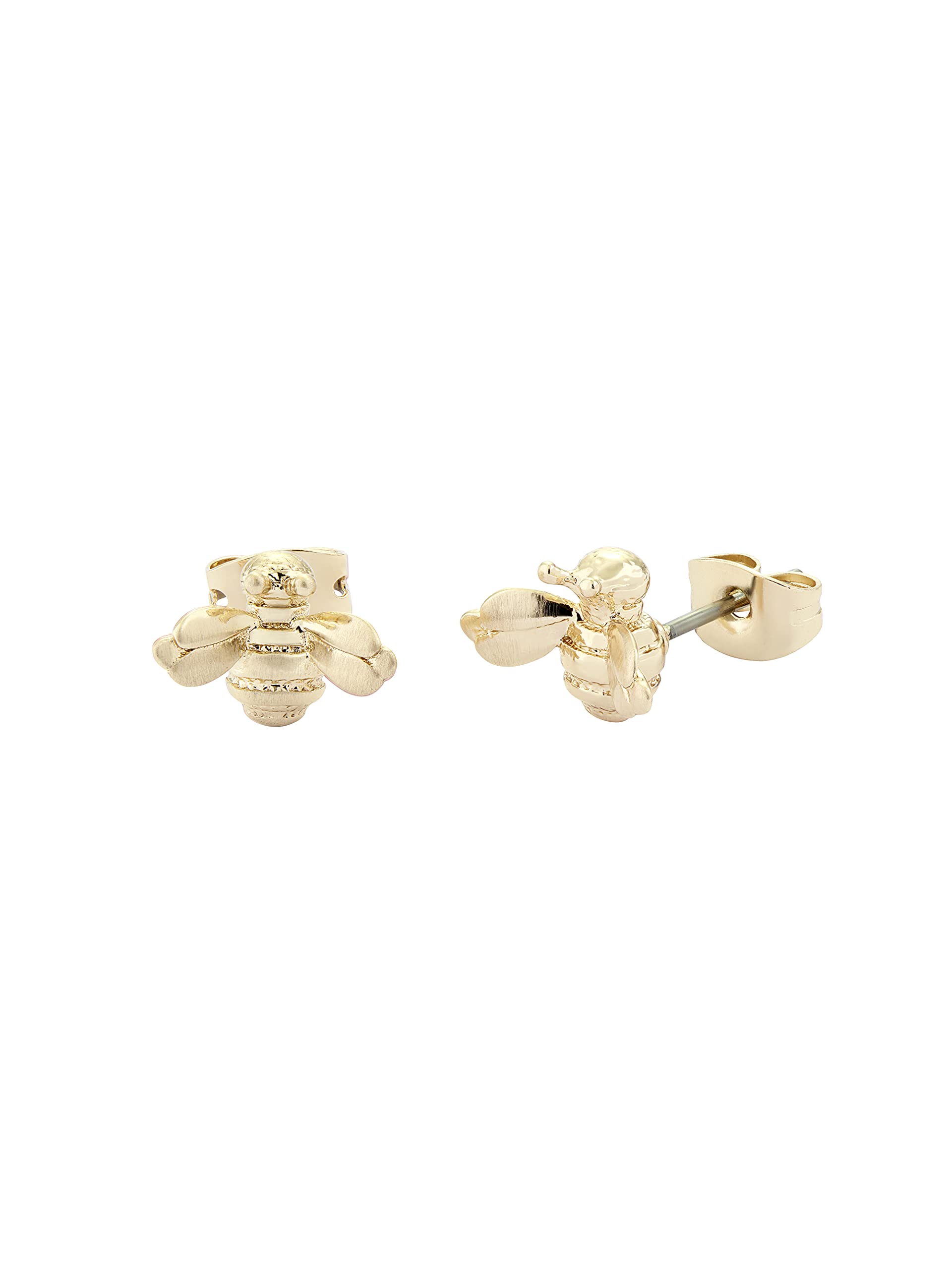 Ted Baker London Beelii Double Bee Stud Earrings for Women - Bumble Bee Jewelry Gifts (Gold Tone)