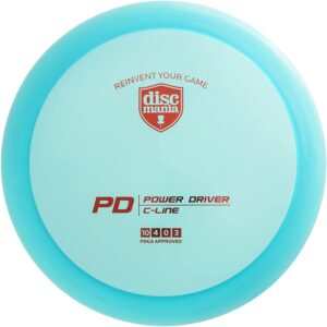 Discmania C-Line PD Disc Golf Driver – Overstable Drives, Disc Golf Power Driver - Colors Will Vary (170-172g)