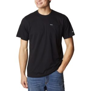 Columbia Men's Thistletown Hills Pocket Tee, Black, XX-Large