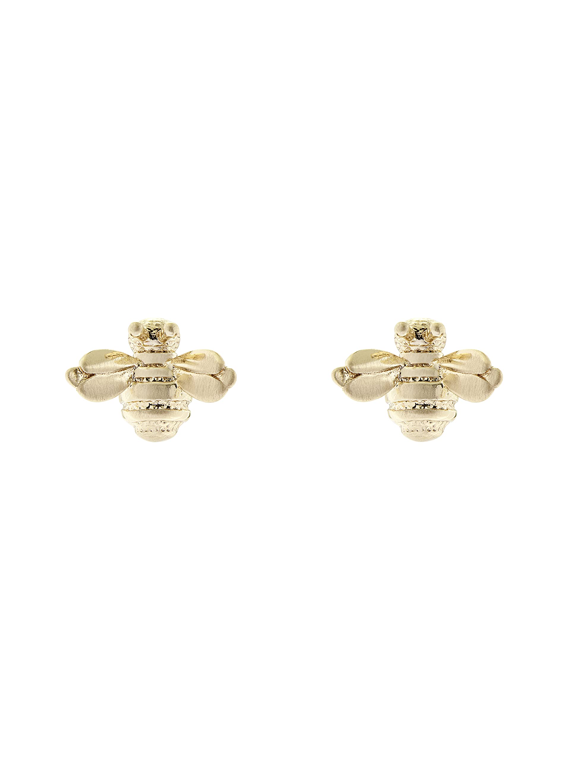 Ted Baker London Beelii Double Bee Stud Earrings for Women - Bumble Bee Jewelry Gifts (Gold Tone)