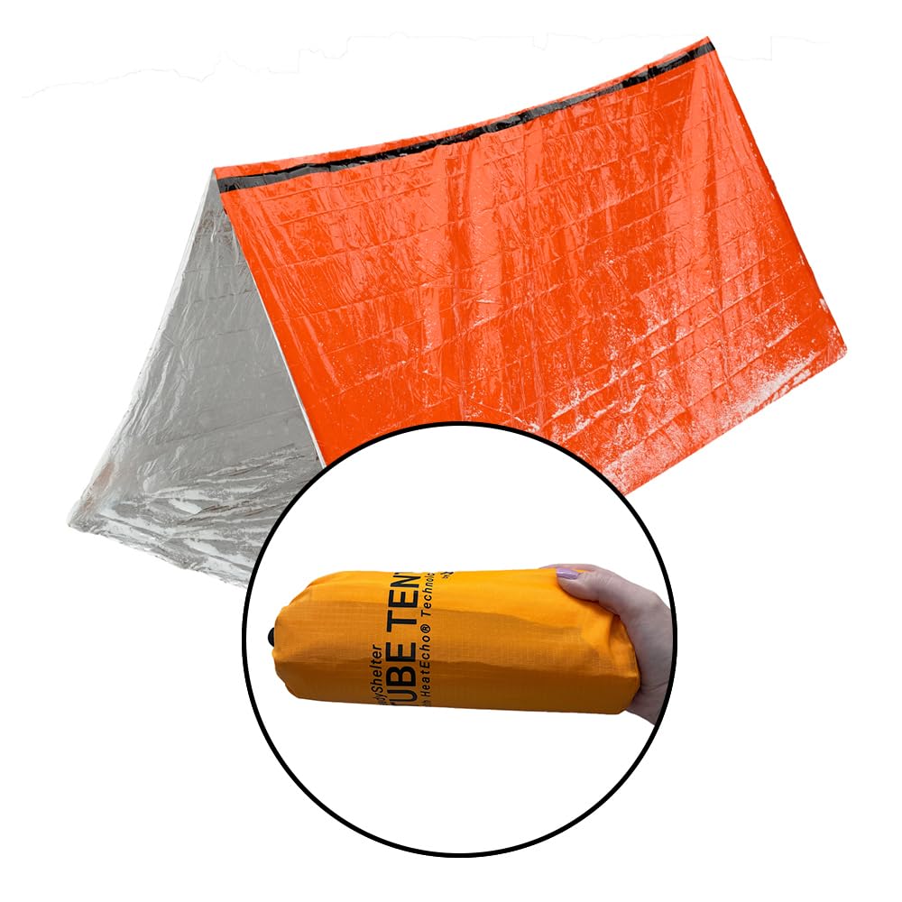 Ready Shelter Tube Tent 3.0-2 Person Tent, Survival Tent, Emergency Shelter - Ideal Survival Gear and Equipment - Emergency Survival Tent Shelter - Tent for Camping