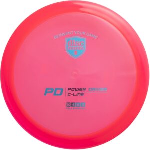 Discmania C-Line PD Disc Golf Driver – Overstable Drives, Disc Golf Power Driver - Colors Will Vary (170-172g)