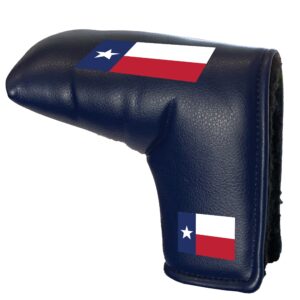 team golf generic texas flag tour blade putter cover - printed team golf tour blade putter cover, fits most blade putters, scotty cameron, taylormade, odyssey, titleist, ping, callaway