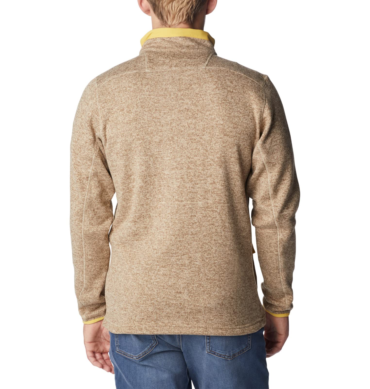 Columbia Men's Sweater Weather Full Zip, Ancient Fossil Heather, Large