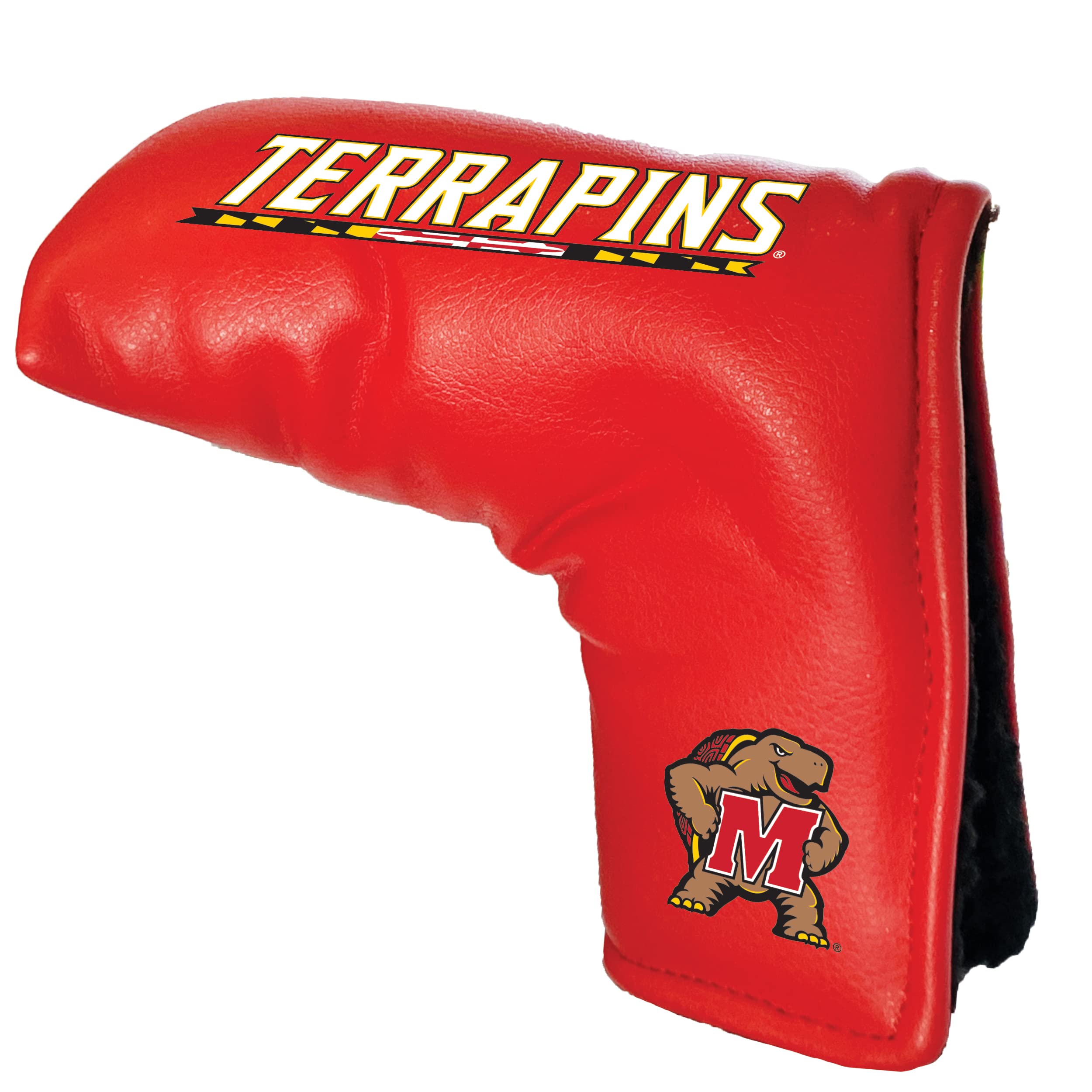 Team Golf NCAA Maryland Tour Blade Putter Cover, Fits Most Blade Putters, Scotty Cameron, Taylormade, Odyssey, Titleist, Ping, Callaway