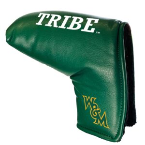 team golf ncaa william and mary col tour blade putter cover, fits most blade putters, scotty cameron, taylormade, odyssey, titleist, ping, callaway