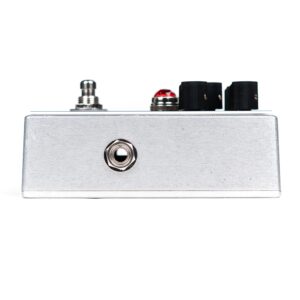 Spaceman Redstone: Germanium Preamp Guitar Effects Pedal - Silver Standard Edition with Volume, Gain and 3-Band Tone Stack Controls