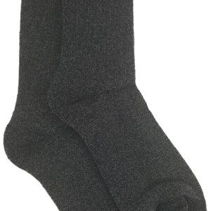 Men's Soft Thermal Boot Socks - Crew Length - Fits US Shoe Sizes 6-12 (Dark Grey)