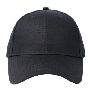 EMF Protection Hat - Blocking EMF Baseball Cap with Radiation Shielding 100% Pure Silver Lining - EMF hat with 99.99% Shielding Efficiency to Reduce 5G, 4G, WiFi and All Other RF Exposure. Black