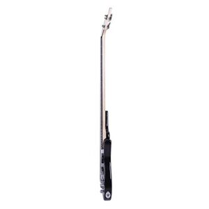 Exquisite Stylish 4 String Bass Guitar IB with Power Line and Wrench Tool Black