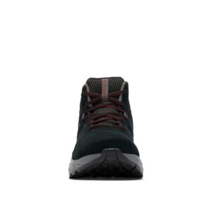 Columbia Men's Plateau Venture Mid, Black/Red Element, 11.5