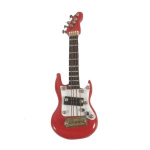 alano miniature electric guitar ornaments mini guitar model bass guitar ornament musical ornaments (7cm)