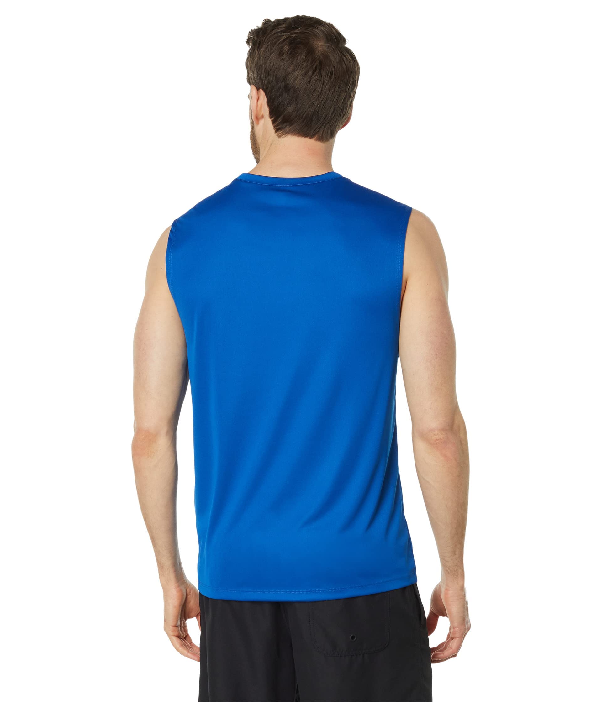 Reebok Men's Standard Workout Ready Sleeveless Tee, Vector Blue, X-Large