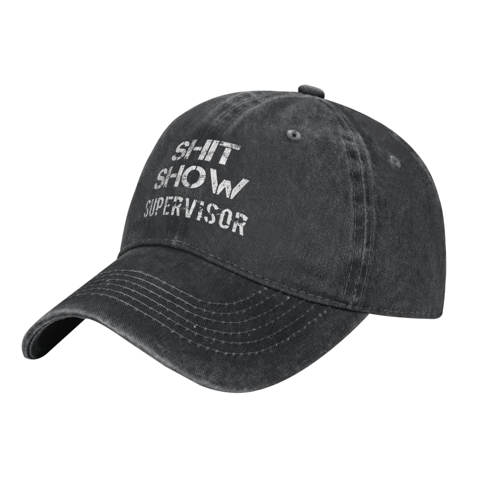 Cryptomancy Shit Show Supervisor Hat for Men Baseball Caps Adjustable Hats