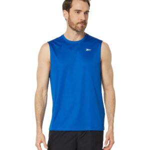 Reebok Men's Standard Workout Ready Sleeveless Tee, Vector Blue, X-Large