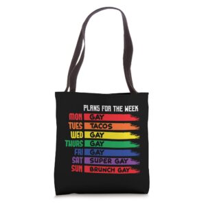 lgbtq agenda gay pride csd rainbow gay agenda tote bag