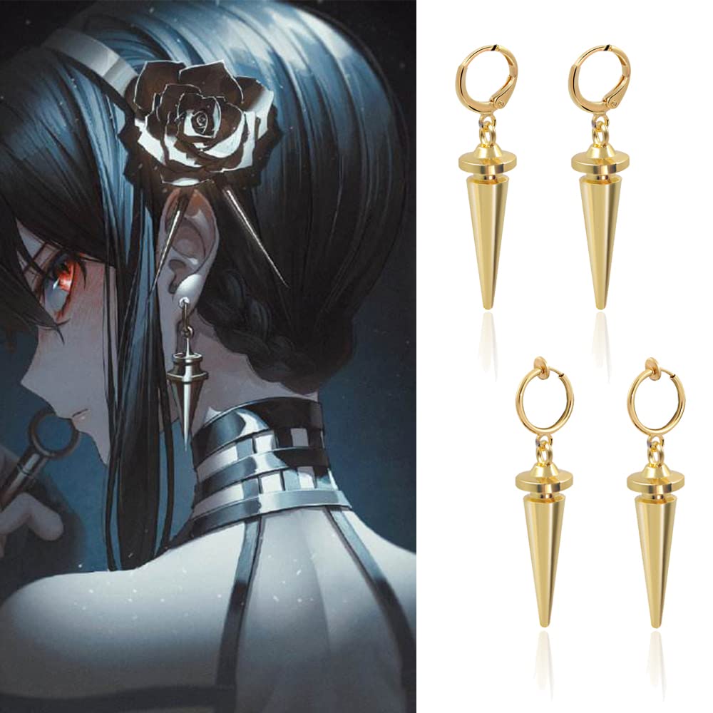 S-Family Yor Forger Earrings - Anime Dangle Drop Cosplay Yor Earrings for Women - Jewelry Gifts (S-Family Earrings Drop)