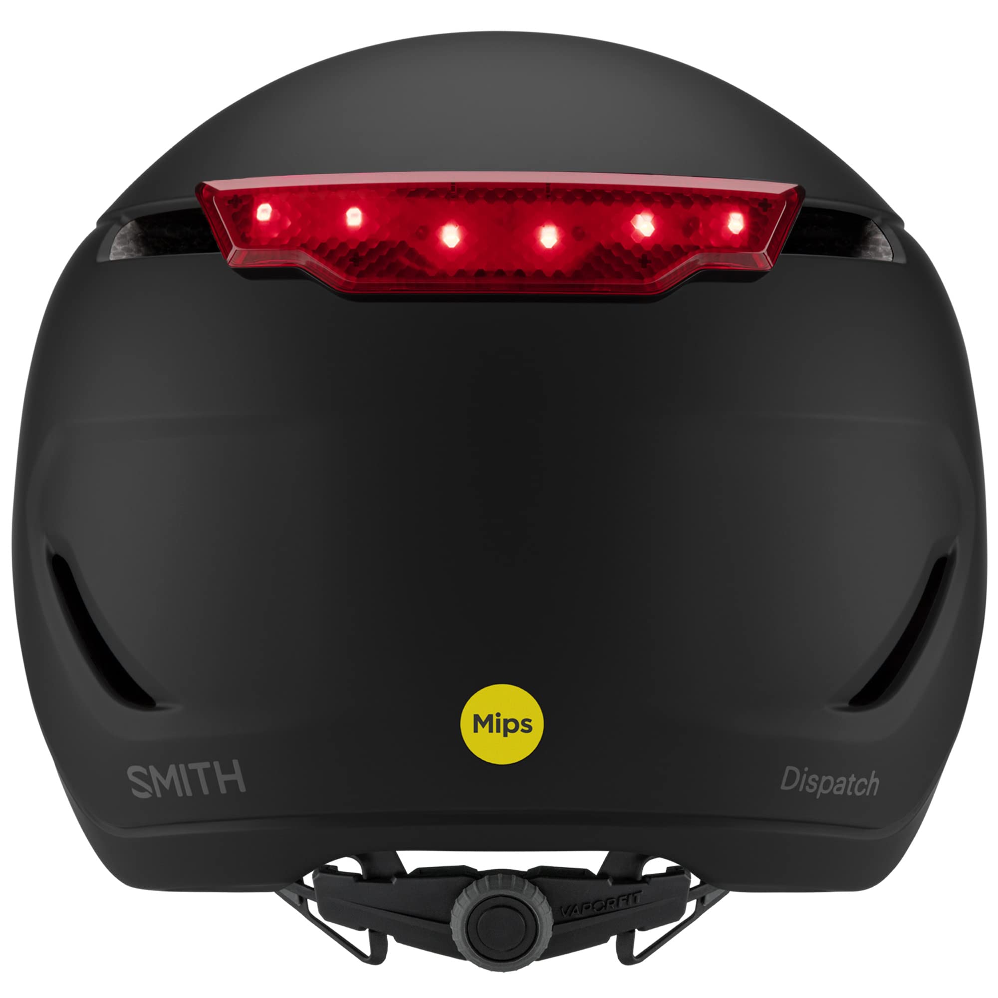 SMITH Dispatch Cycling Helmet – Adult Road Bike + E-Bike Helmet with MIPS Technology + Koroyd Coverage – Lightweight Impact Protection for Men & Women – Integrated Rear Light – Matte Black, Large