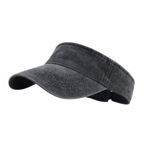 HH HOFNEN Sports Sun Visor Hats Twill Cotton Ball Caps for Men Women Adults Kids