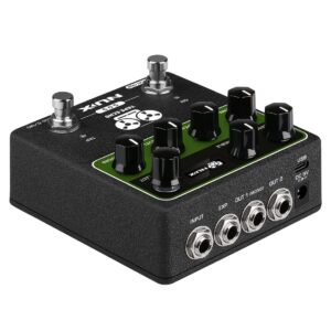 NUX NDD-7 TAPE ECHO Delay Effects Pedal,Up to 1600ms Stereo Delay Time,7 Repro-Tape Heads Combinations and Reverb