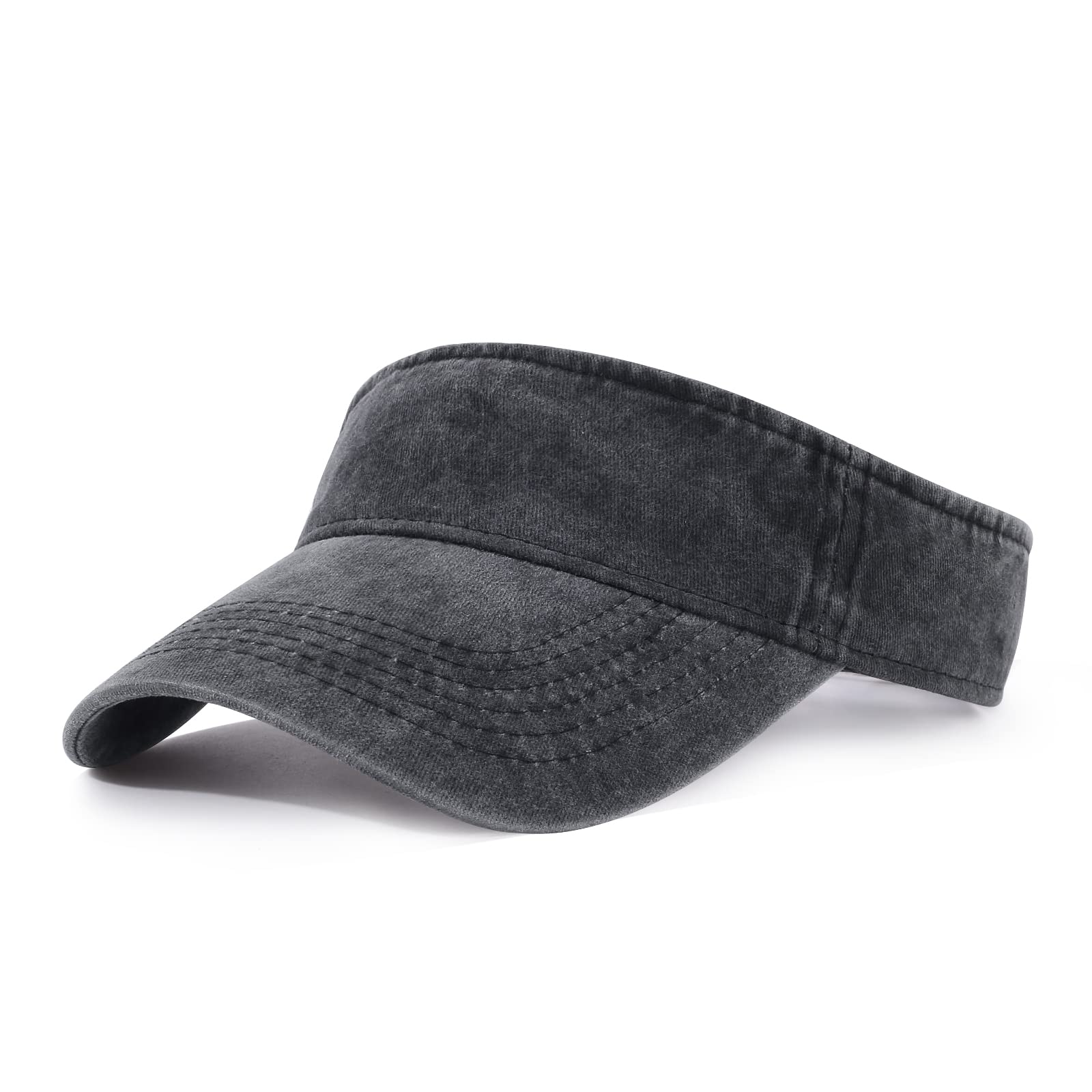 HH HOFNEN Sports Sun Visor Hats Twill Cotton Ball Caps for Men Women Adults Kids