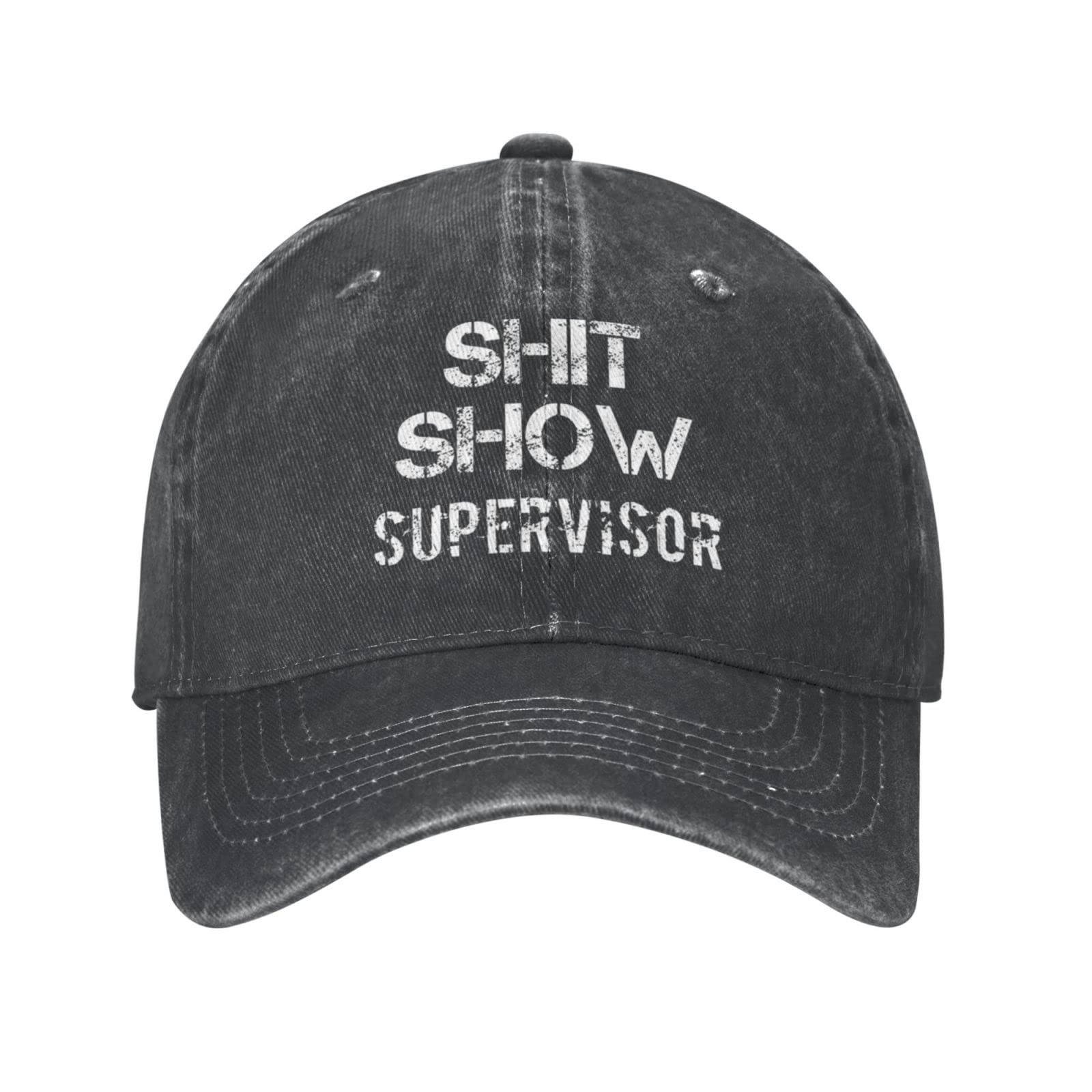 Cryptomancy Shit Show Supervisor Hat for Men Baseball Caps Adjustable Hats