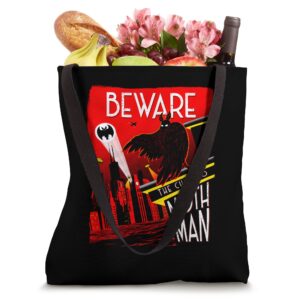 Beware of the Chicago Mothman! Art Deco Pop Culture Cryptid Tote Bag